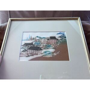 Vintage Japanese Colored Woodblock Print